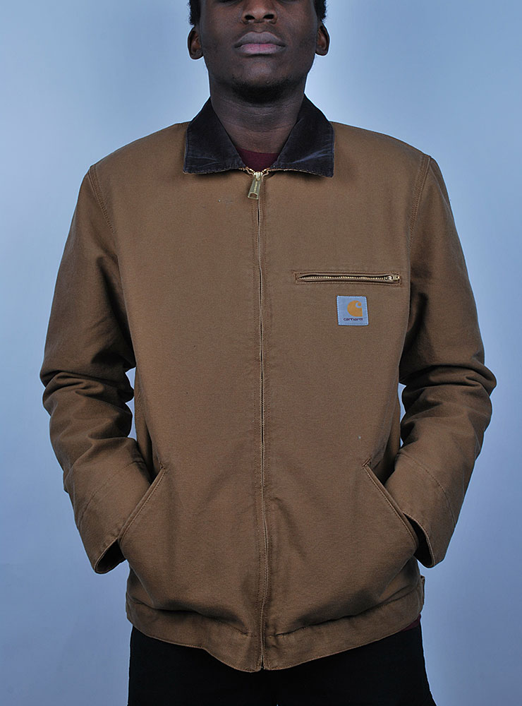 Carhartt Detroit jacket pile lined Tröjor och jackor Jackor Brown JACKET | ViCOLO | Lätta Jackor | Miinto.se