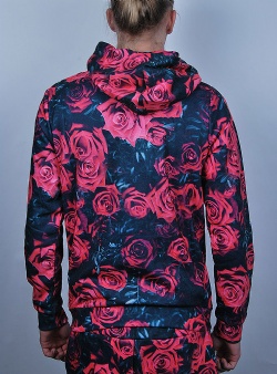Hype rose hoodie hotsell