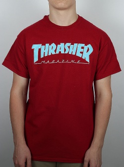 Thrasher Outlined tee Cardinal