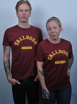 Sportif Tallboda tee Burgundy