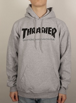 Thrasher Skate mag hood Grey