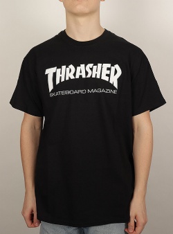Thrasher Skate mag tee Black