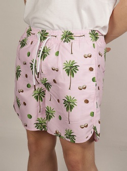 Dedicated Coconuts swim shorts Pink