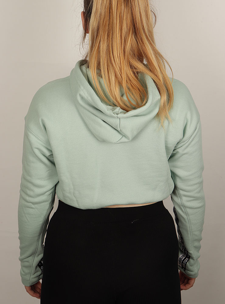 Adidas originals ryv cropped online sweatshirt in green tint