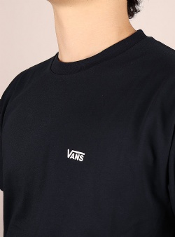 Vans Left chest logo tee Navy white