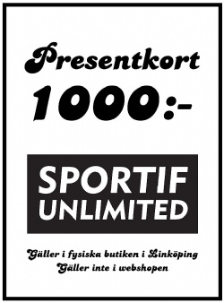 Sportif Presentkort fysiska butiken 1000 kronor