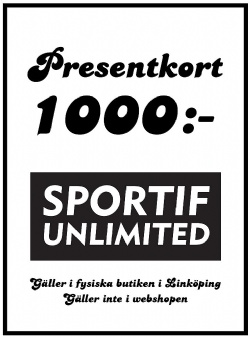 Sportif Presentkort fysiska butiken 1000 kronor