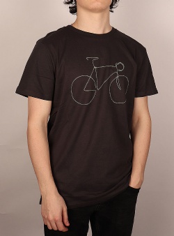 Dedicated Bicycle tee Charcoal