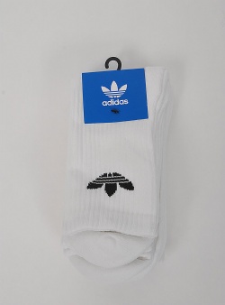 Adidas Originals CusTre crew socks 3 pack White black