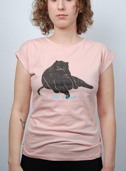 Dedicated Wild at heart visby tee Silver pink