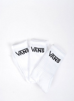 Vans Classic crew socks 3 pack White
