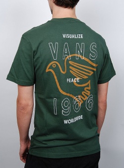 Vans Visualize peace pocket tee Sycamore