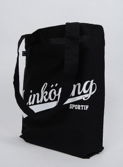 Sportif Linköping script tote bag Black
