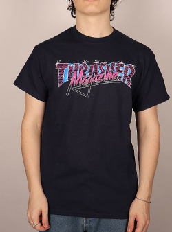 Thrasher Vice logo tee Navy