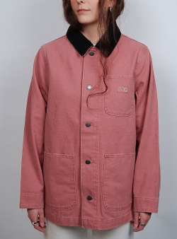 Dickies Dc chore coat w stone wash Withered rose