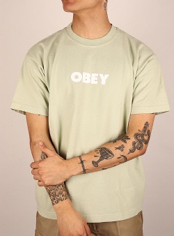 Obey Bold tee Pigment cucuber