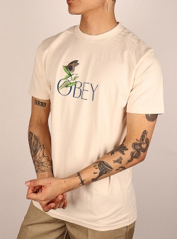 Obey Growth tee Cream