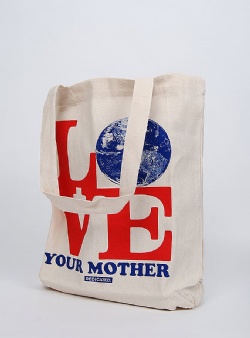 Dedicated Love mother tote bag Off white