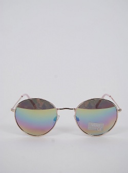 Vans Glitz glam sunglasses Gold mirror pink