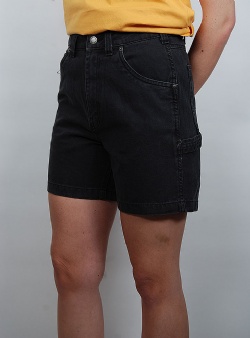 Dickies Duck canvas shorts w Stone washed black