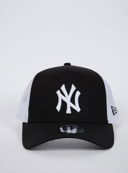 New Era Clean trucker NY Yankees Black white