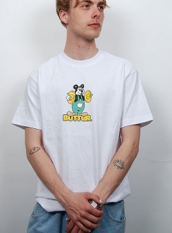 Butter Goods Cymbals tee White