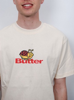 Butter Goods Bug logo tee Cream