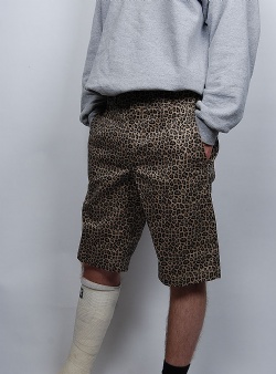 Dickies Silver firs shorts Leopard print