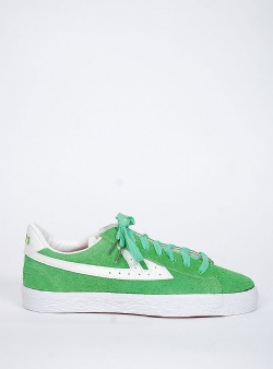 Warrior Shanghai Dime suede Green white
