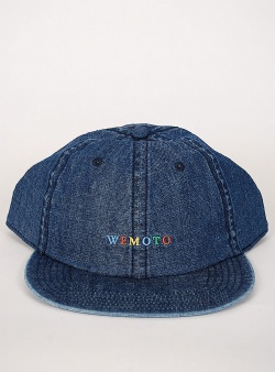 Wemoto Colors cotton hat Blue denim