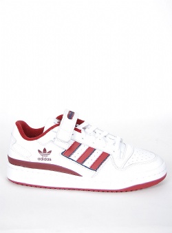 Adidas Originals Forum low Cloud white Collegiate burgundy Collegiate navy
