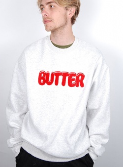Butter Goods Goo crewneck sweatshirt Ash grey