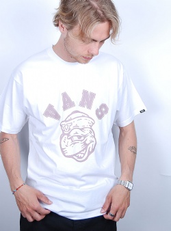 Vans Varsity captain tee White