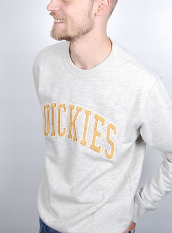 Dickies Aitkin sweatshirt Gym grey honey gold