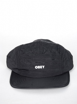 Obey Bold fazer camp cap Black
