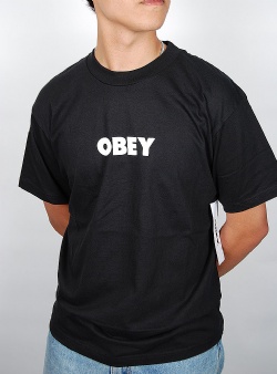 Obey Bold tee Black