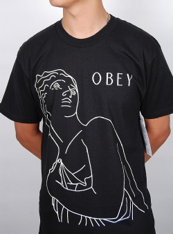 Obey Final covet tee Black