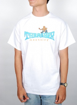 Thrasher Gonz thumbs up tee White