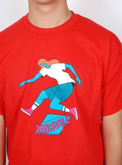 Thrasher Trasher tre tee Red