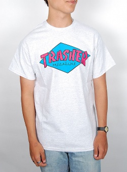 Thrasher Trasher tee Ash grey