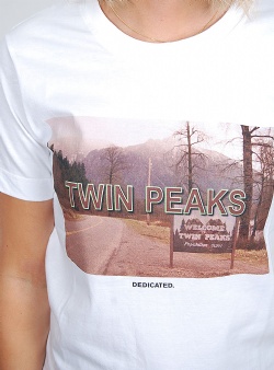 Dedicated x Twin Peaks Intro Mysen tee White