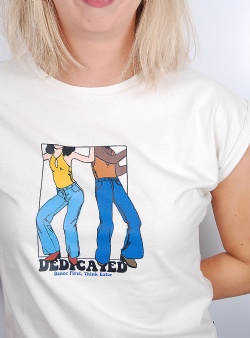 Dedicated Dance first Visby tee Oat white