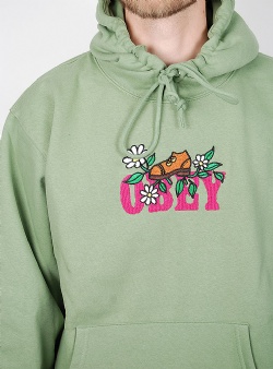 Obey Step hood Jade