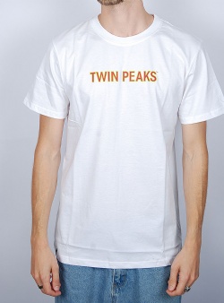 Dedicated x Twin Peaks Red room tee White