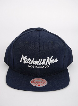 Mitchell and Ness Classic script snapback Navy