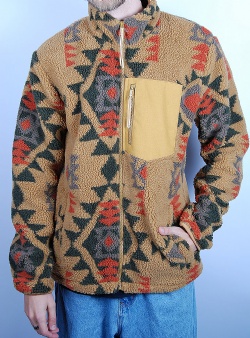 Revolution Printed fleece Brown Navajo