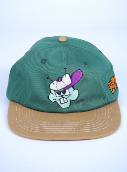 Butter Goods Bug out 6 panel cap Forest green