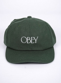 Obey Hedges 6 panel strapback Dark cedar