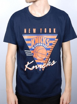 Mitchell and Ness Knicks final seconds tee Navy