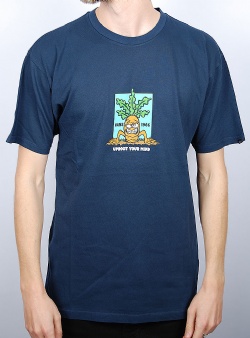 Vans Uproot your mind overdyed tee Dress blues